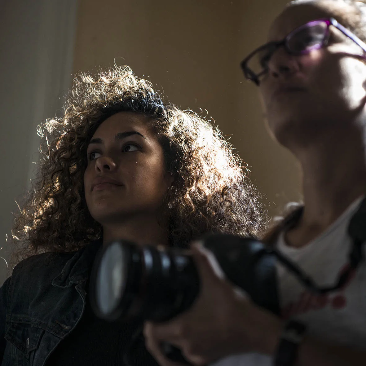 Fototaller Giuseppe Falla, Andrés Wiese y Mario Cortijo