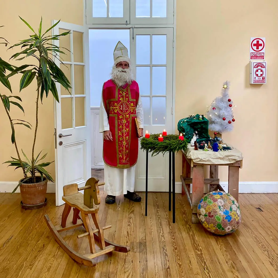 Visita de Santa Claus